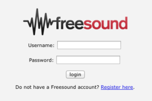 freesound-api-login